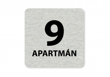 Poháry.com® Piktogram 9.apartmán stříbro