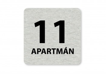 Poháry.com® Piktogram 11.apartmán stříbro