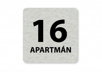 Poháry.com® Piktogram 16.apartmán stříbro