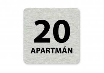 Poháry.com® Piktogram 20.apartmán stříbro