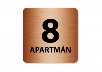 Poháry.com® Piktogram 8.apartmán bronz
