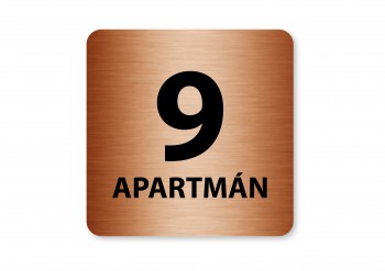 Poháry.com® Piktogram 9.apartmán bronz