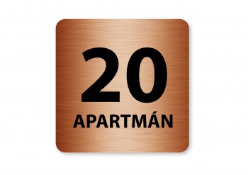 Poháry.com® Piktogram 20.apartmán bronz