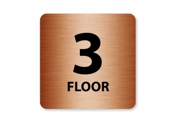Poháry.com® Piktogram 3.floor bronz