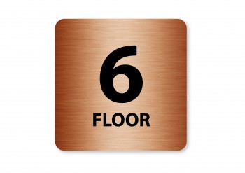 Poháry.com® Piktogram 6.floor bronz
