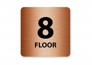 Poháry.com® Piktogram 8.floor bronz