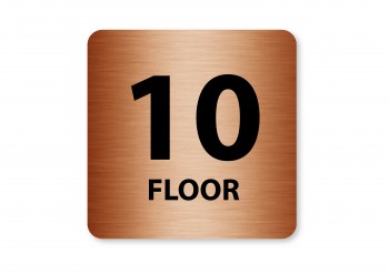 Poháry.com® Piktogram 10.floor bronz