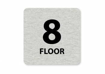 Poháry.com® Piktogram 8.floor stříbro