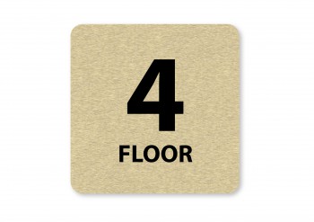 Poháry.com® Piktogram 4.floor zlato