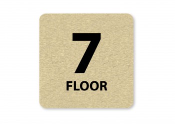 Poháry.com® Piktogram 7.floor zlato