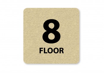 Poháry.com® Piktogram 8.floor zlato