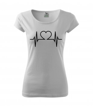 Poháry.com® Tričko pro zdravotní sestřičku D22 bílé/č XS dámské