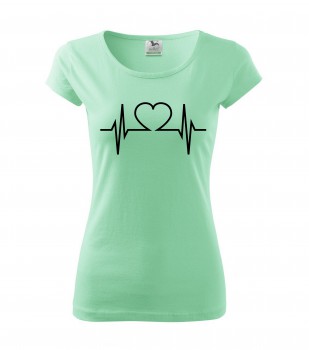 Poháry.com® Tričko pro zdravotní sestřičku D22 mátové XS dámské