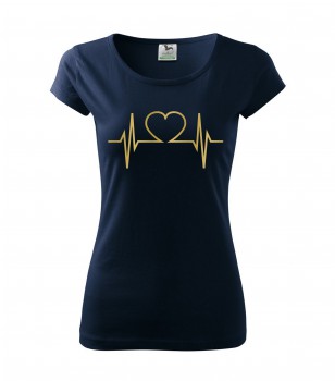 Poháry.com® Tričko pro zdravotní sestřičku D22 nám. modrá/z S dámské