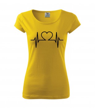 Poháry.com® Tričko pro zdravotní sestřičku D22 žluté XXL dámské