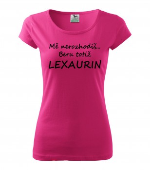 Poháry.com® Tričko pro zdravotní sestřičku D27 růžové/č XL dámské