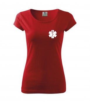 Poháry.com® Tričko pro zdravotní sestřičku D15 červené