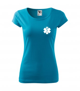 Poháry.com® Tričko pro zdravotní sestřičku D15 tyrkysové