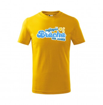 Poháry.com® Tričko Nejlepší brácha 432 dětské - žluté