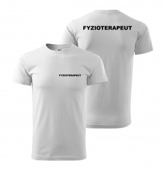 Poháry.com® Tričko FYZIOTERAPEUT - bílé XL pánské