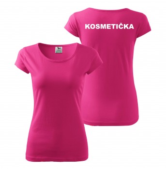 Poháry.com® Tričko dámské KOSMETIČKA - růžové XL dámské