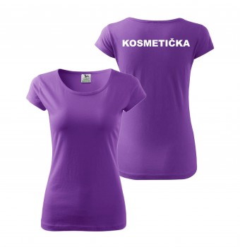 Poháry.com® Tričko dámské KOSMETIČKA - fialové XL dámské