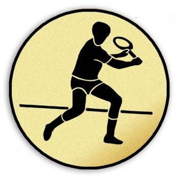 Poháry.com® Emblém tištěný Tenis muž 25 mm