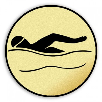 Poháry.com® Emblém tištěný Plavání 25 mm