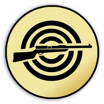 Poháry.com® Emblém tištěný Střelba puška 25 mm