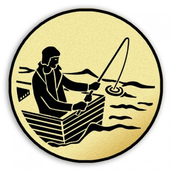 Poháry.com® Emblém tištěný Rybář 25 mm