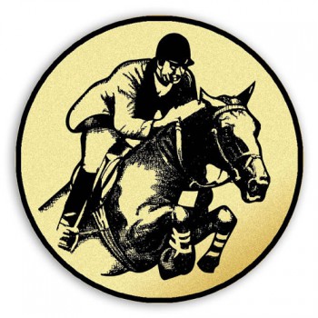 Poháry.com® Emblém tištěný Dostihy koní 25 mm