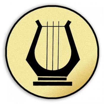 Poháry.com® Emblém tištěný Lyra25 mm