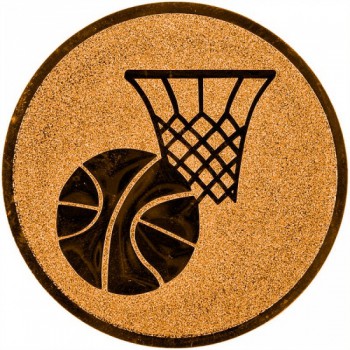 Poháry.com® Emblém basketbal bronz 25 mm