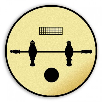 Poháry.com® Emblém tištěný Stolní fotbal 25 mm