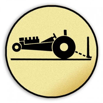 Poháry.com® Emblém tištěný Závody traktorů 25 mm