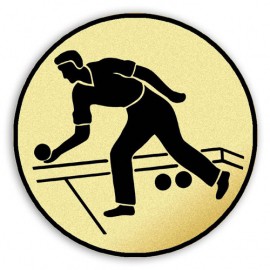 Poháry.com® Emblém tištěný Petanque 25 mm