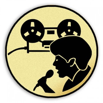 Poháry.com® Emblém tištěný Karaoke 25 mm
