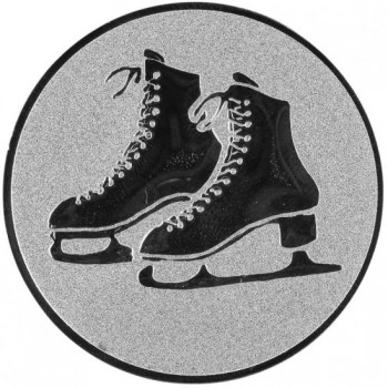 Poháry.com® Emblém krasobruslení stříbro 25 mm
