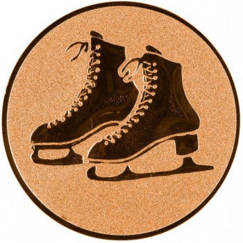 Poháry.com® Emblém krasobruslení bronz 25 mm