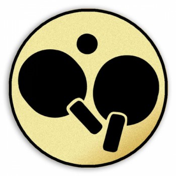 Poháry.com® Emblém tištěný Stolní tenis 50 mm