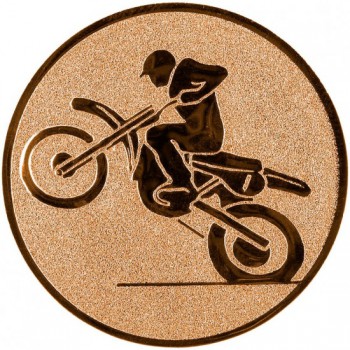Poháry.com® Emblém motokros bronz 25 mm