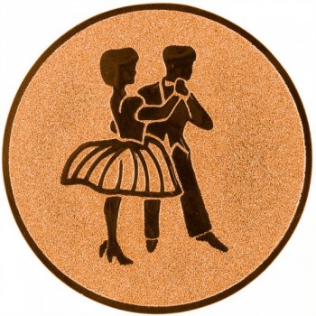 Poháry.com® Emblém tanec bronz 25 mm
