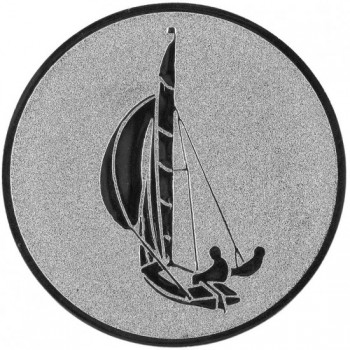 Poháry.com® Emblém jachting stříbro 25 mm