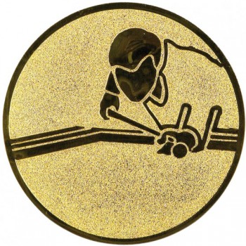 Poháry.com® Emblém karambol zlato 25 mm