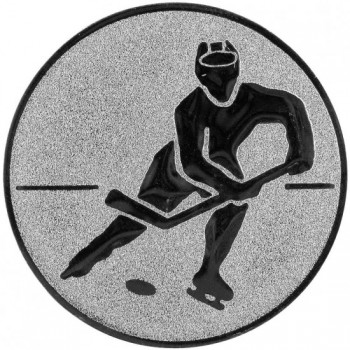 Poháry.com® Emblém hokej stříbro 25 mm