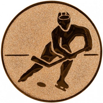 Poháry.com® Emblém hokejb bronz 50 mm