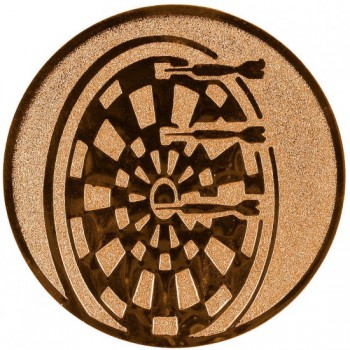 Poháry.com® Emblém šipky bronz 25 mm