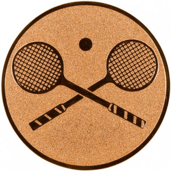 Poháry.com® Emblém squash bronz 25 mm