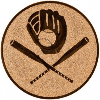 Poháry.com® Emblém baseball bronz 25 mm
