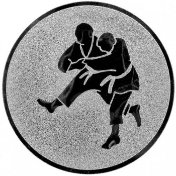 Poháry.com® Emblém judo stříbro 25 mm